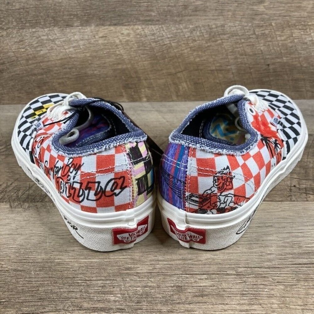 Vans Netflix "Stranger Things" Authentic Surfer Boy Mens Sz 6.5 Womens Sz 8 - Picture 5 of 11